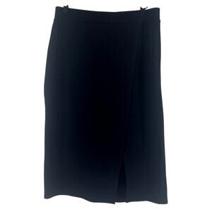 Women’s Wool& Wooland Rita Ponte Pencil Skirt Size Large Black